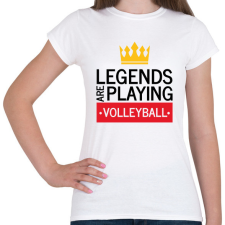 PRINTFASHION Legends are playing volleyball - Női póló - Fehér női póló