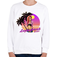 PRINTFASHION Legénybúcsú 2020 - Gyerek pulóver - Fehér gyerek pulóver, kardigán