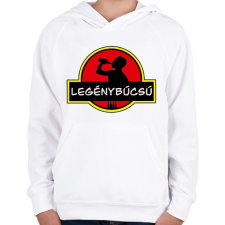 PRINTFASHION Legénybúcsú csapat - Gyerek kapucnis pulóver - Fehér gyerek pulóver, kardigán