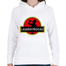 PRINTFASHION Legénybúcsú csapat - Női kapucnis pulóver - Fehér