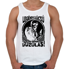 PRINTFASHION Legénybúcsú de semmi buzulás - Férfi atléta - Fehér atléta, trikó