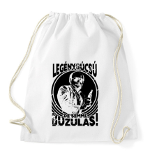 PRINTFASHION Legénybúcsú de semmi buzulás - Sportzsák, Tornazsák - Fehér tornazsák