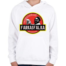 PRINTFASHION Legénybúcsú - farkasfalka blackout - Gyerek kapucnis pulóver - Fehér gyerek pulóver, kardigán