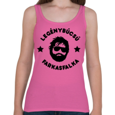 PRINTFASHION Legénybúcsú - Farkasfalka - Női atléta - Rózsaszín női trikó