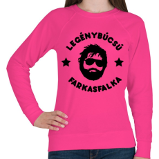 PRINTFASHION Legénybúcsú - Farkasfalka - Női pulóver - Fukszia