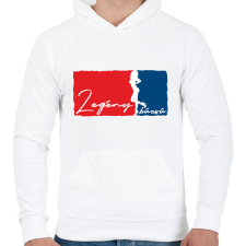 PRINTFASHION Legénybúcsú - Férfi kapucnis pulóver - Fehér férfi pulóver, kardigán