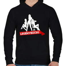 PRINTFASHION Legénybúcsú - Férfi kapucnis pulóver - Fekete