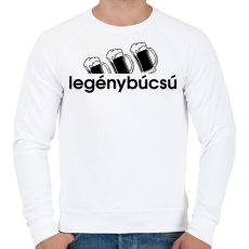 PRINTFASHION Legénybúcsú - Férfi pulóver - Fehér
