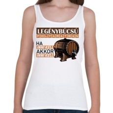 PRINTFASHION legénybúcsú folyamatban - Női atléta - Fehér