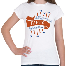 PRINTFASHION Legénybúcsú folyamatban - Női póló - Fehér női póló