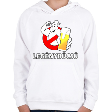 PRINTFASHION Legénybúcsú - Gyerek kapucnis pulóver - Fehér gyerek pulóver, kardigán