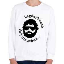 PRINTFASHION Legénybúcsú - Gyerek pulóver - Fehér gyerek pulóver, kardigán