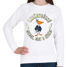 PRINTFASHION Legénybúcsú iszunk mint a gödény - Női pulóver - Fehér
