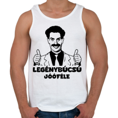 PRINTFASHION Legénybúcsú jóféle - Férfi atléta - Fehér