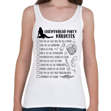 PRINTFASHION Legénybúcsú küldetés - Női atléta - Fehér