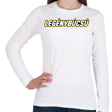 PRINTFASHION legenybucsu-lego - Női hosszú ujjú póló - Fehér