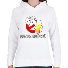 PRINTFASHION Legénybúcsú - Női kapucnis pulóver - Fehér