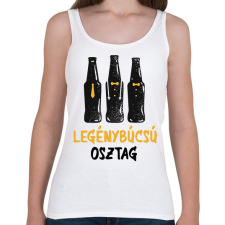 PRINTFASHION Legénybúcsú osztag - Női atléta - Fehér női trikó