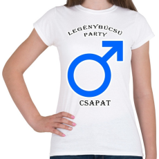 PRINTFASHION Legénybúcsú PCS - Női póló - Fehér