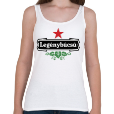 PRINTFASHION Legénybúcsú sörös - Női atléta - Fehér