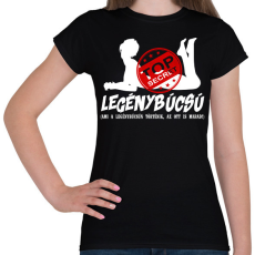 PRINTFASHION Legénybúcsú Top Secret - Női póló - Fekete