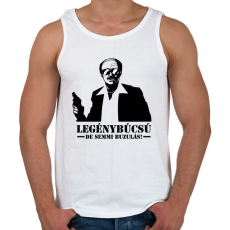 PRINTFASHION Legénybúcsú Torrente - Férfi atléta - Fehér