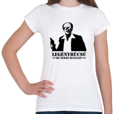 PRINTFASHION Legénybúcsú Torrente - Női póló - Fehér női póló