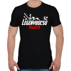 PRINTFASHION Legénybúcsú végjáték 2 - Férfi póló - Fekete