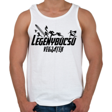 PRINTFASHION Legénybúcsú végjáték - Férfi atléta - Fehér atléta, trikó