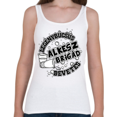 PRINTFASHION LEGÉNYBÚCSÚS ALKESZ BRIGÁD - Női atléta - Fehér