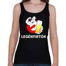 PRINTFASHION Legényirtok - Női atléta - Fekete