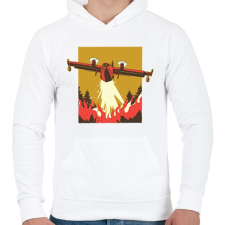 PRINTFASHION Légi oltás - Férfi kapucnis pulóver - Fehér női pulóver, kardigán