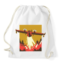 PRINTFASHION Légi oltás - Sportzsák, Tornazsák - Fehér tornazsák