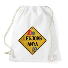 PRINTFASHION Legjobb anya - Sportzsák, Tornazsák - Fehér tornazsák