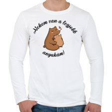 PRINTFASHION Legjobb anyuka - Férfi hosszú ujjú póló - Fehér férfi póló