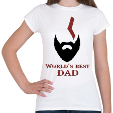 PRINTFASHION Legjobb Apa - Női póló - Fehér női póló