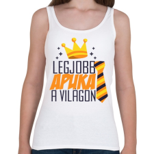 PRINTFASHION Legjobb apuka a világon! - Női atléta - Fehér női trikó