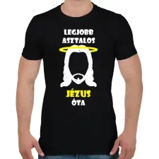 PRINTFASHION Legjobb asztalos - Férfi póló - Fekete férfi póló