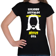 PRINTFASHION Legjobb asztalos - Női póló - Fekete