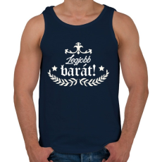 PRINTFASHION Legjobb barát - Férfi atléta - Sötétkék