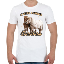 PRINTFASHION Legjobb barátaim - Férfi póló - Fehér férfi póló