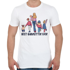 PRINTFASHION Legjobb bébiszitter - Férfi póló - Fehér férfi póló