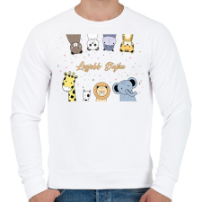 PRINTFASHION Legjobb dajka - Férfi pulóver - Fehér férfi pulóver, kardigán