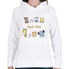 PRINTFASHION Legjobb dajka - Női kapucnis pulóver - Fehér