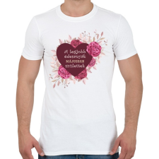 PRINTFASHION Legjobb édesanyák május - Férfi póló - Fehér férfi póló