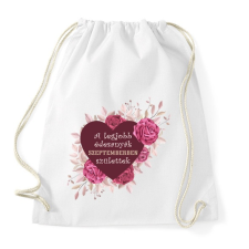 PRINTFASHION Legjobb édesanyák szeptember - Sportzsák, Tornazsák - Fehér tornazsák