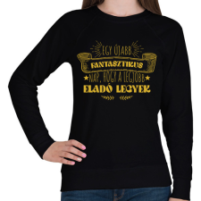 PRINTFASHION Legjobb eladó legyek - Női pulóver - Fekete női pulóver, kardigán