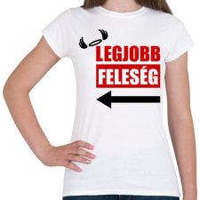 PRINTFASHION Legjobb feleség - Női póló - Fehér női póló