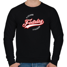 PRINTFASHION legjobb fodrász - Férfi pulóver - Fekete férfi pulóver, kardigán