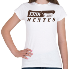 PRINTFASHION Legjobb hentes - Névvel - Női póló - Fehér női póló